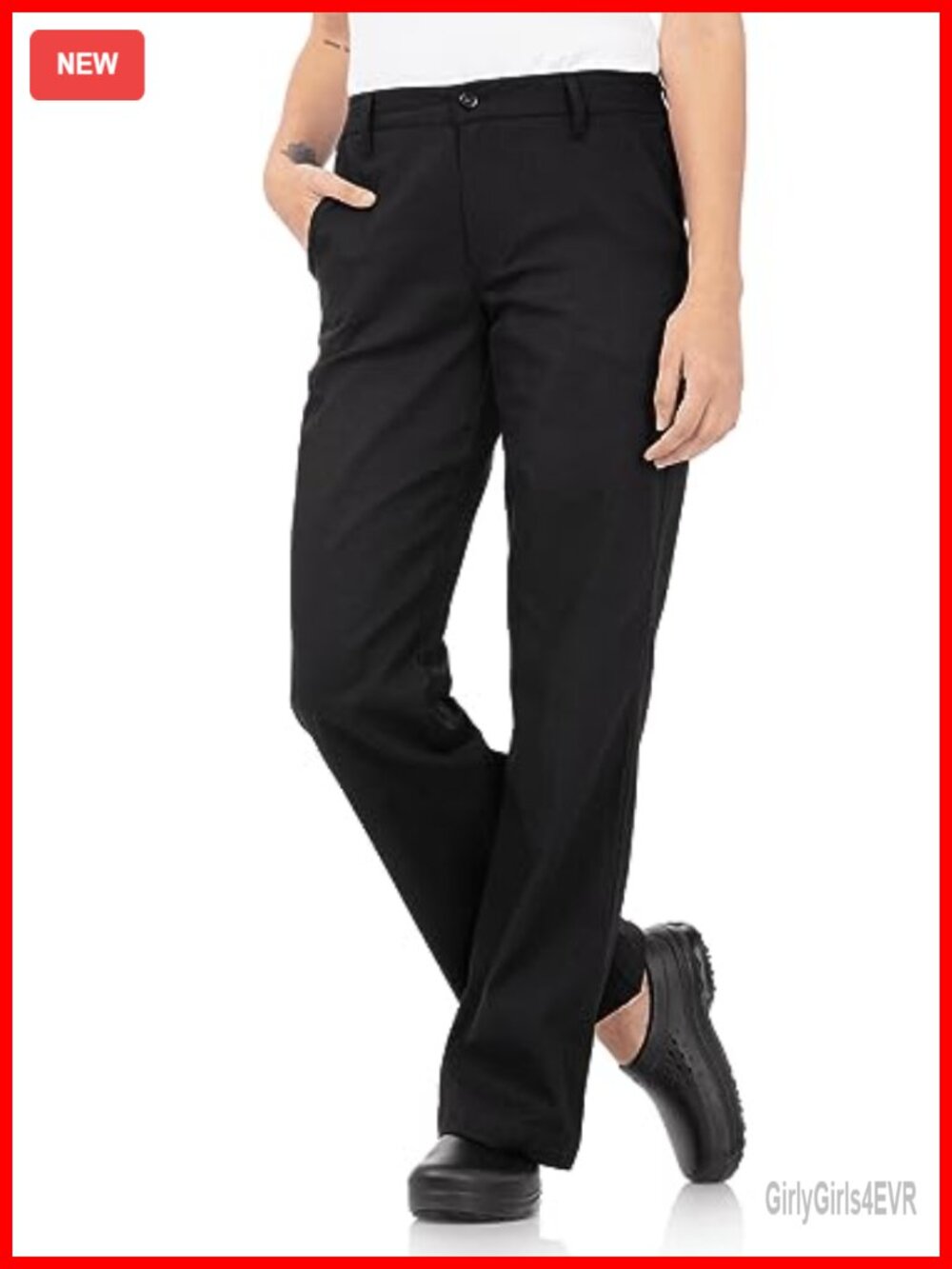 Professional Chef Pants Polyester Cotton Tapered Cargo Work Uniform